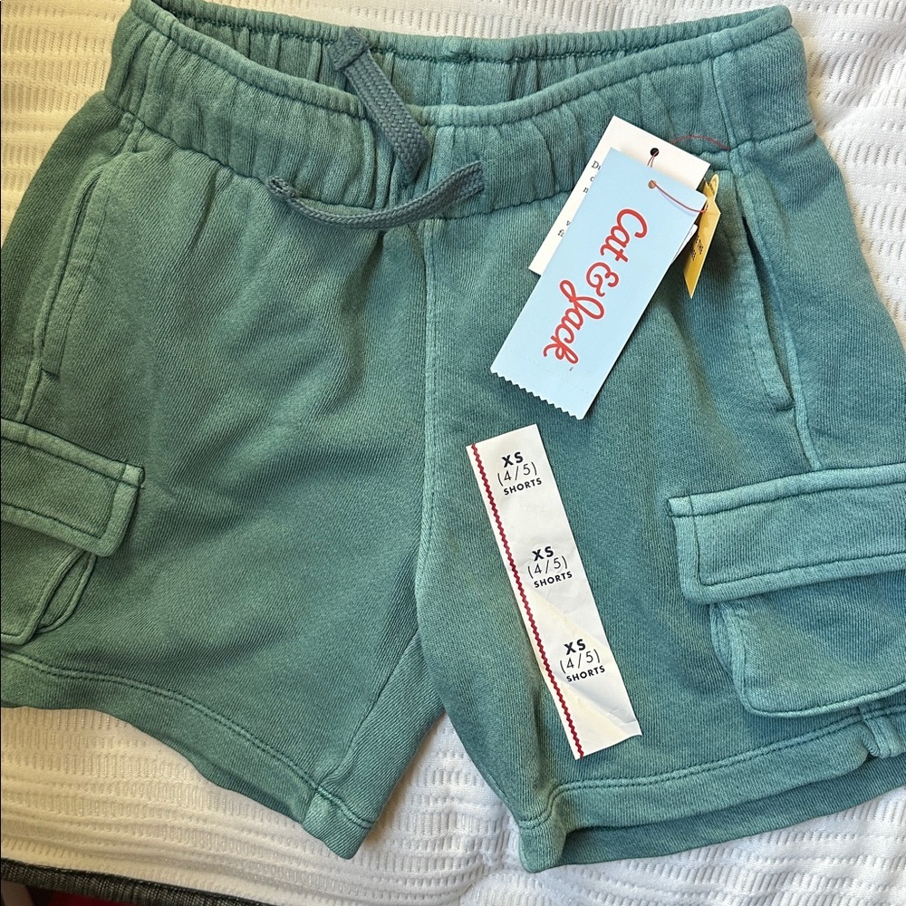 Tie Dye Kids' Teal Shorts size XS (4/5). Nwt